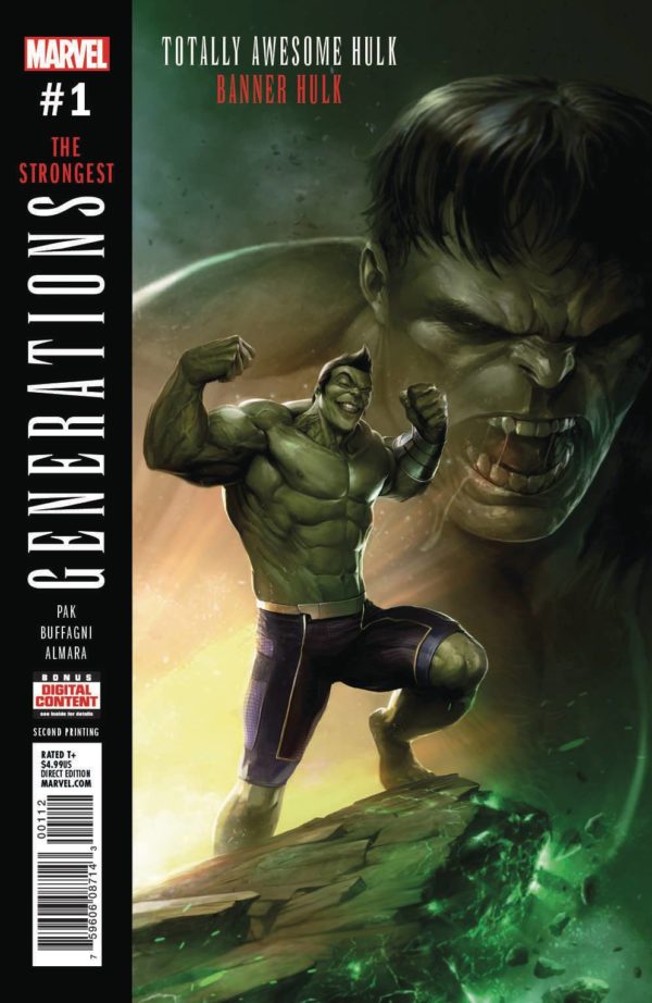 GENERATIONS #3: Banner Hulk & Totally Awesome Hulk #1 2nd Print
