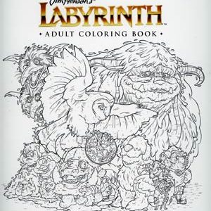 LABYRINTH ADULT COLORING BOOK TP