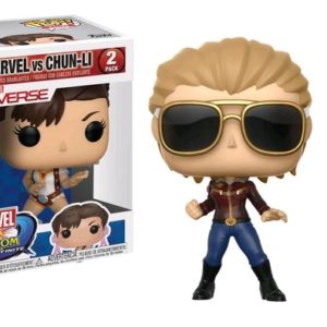 POP GAMES VINYL FIGURE #0: Captain Marvel & Chun-li 2 pack: Marvel VS Capcom
