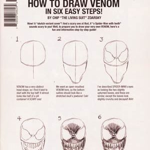 VENOM (2016-2017 SERIES: VARIANT EDITION) #155: #155 Chip Zdarsky How to Draw cover
