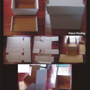 COMIC BOX: STANDARD-SILVER/GOLDEN AGE (NEW DESIGN) #0: Single Box with 4 divider boards (extra $4 if mailing)