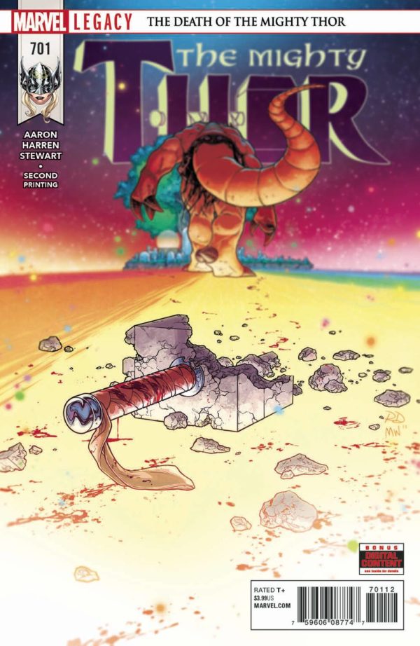MIGHTY THOR (1966-2018 SERIES: VARIANT EDITION) #701: #701 2nd Print