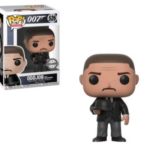 POP MOVIES VINYL FIGURES #526: Oddjob Throwing Hat: James Bond Goldfinger in box NM