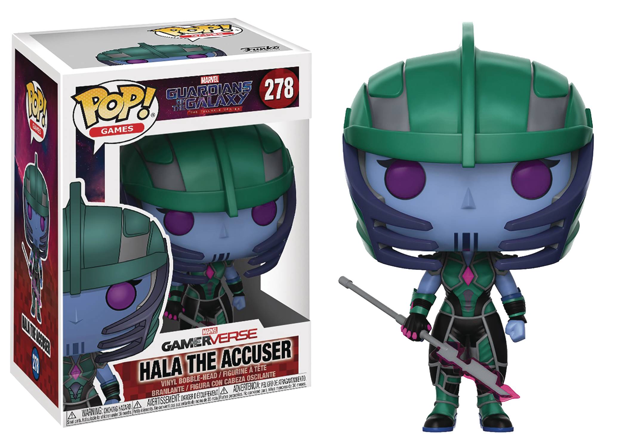 POP GAMES VINYL FIGURE #278: Hala the Accuser: Guardians of the Galaxy Telltale Series POP GAMES VINYL FIGURE #278: Hala the Accuser: Guardians of the Galaxy Telltale Series