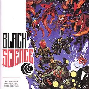 BLACK SCIENCE (VARIANT COVER) #34: Marcio Takara cover
