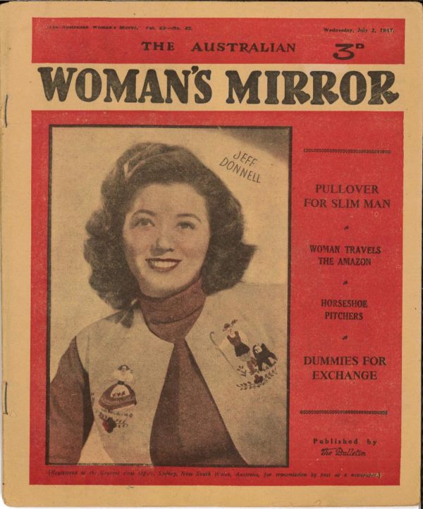 AUSTRALIAN WOMAN’S MIRROR (PHANTOM NEWSPAPER STRIP #2332: July 2nd 1947