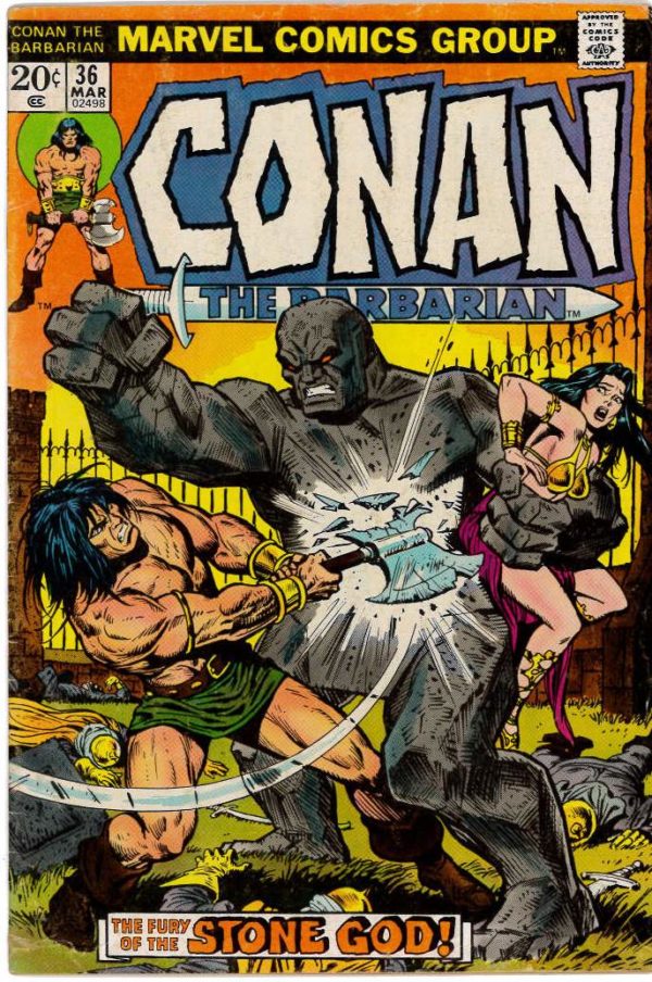 CONAN THE BARBARIAN (1970-1993 SERIES) #36: FN/VF