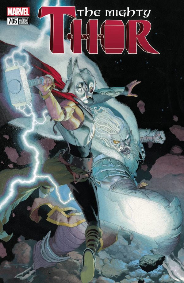 MIGHTY THOR (1966-2018 SERIES: VARIANT EDITION) #705: #705 Esad Ribic Mighty Thor cover