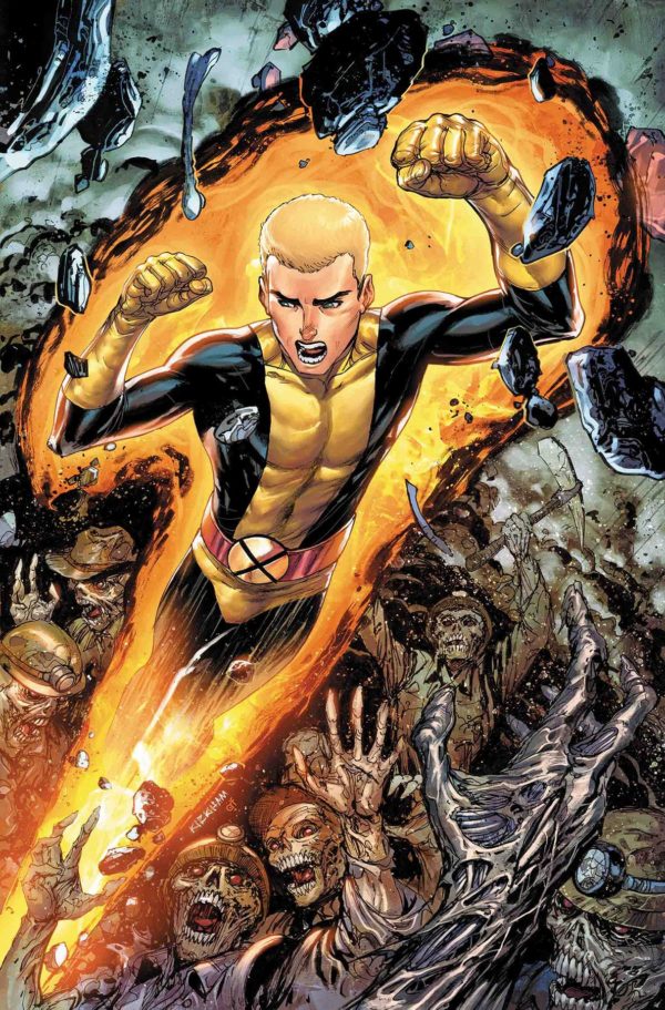 CABLE (1993-2018 SERIES: VARIANT EDITION) #155: Tyler Kirkham New Mutants cover