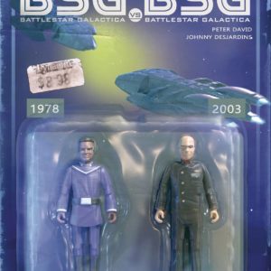BATTLESTAR GALACTICA VS BATTLESTAR GALACTICA #3: #3 Michael Adams Colonel Tigh Action Figure cover