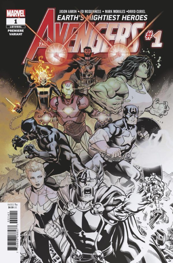 AVENGERS (2018 SERIES) #1: #1 Premire Edition cover