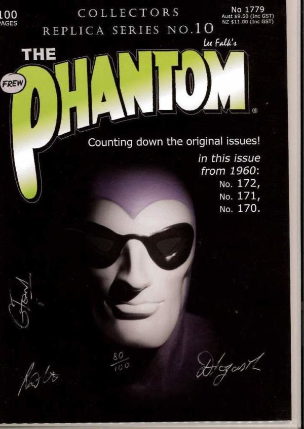 PHANTOM SIGNITURE SERIES (COA) #1779: Glenn Ford, Dudley Hogarth & Rene White (Coll Replica #10)