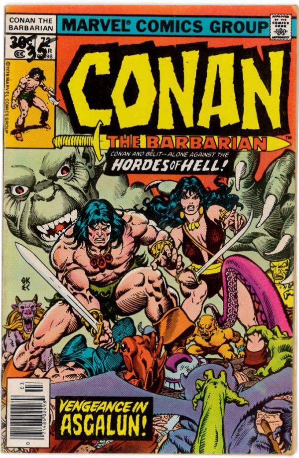 CONAN THE BARBARIAN (1970-1993 SERIES) #72: VF (8.0)