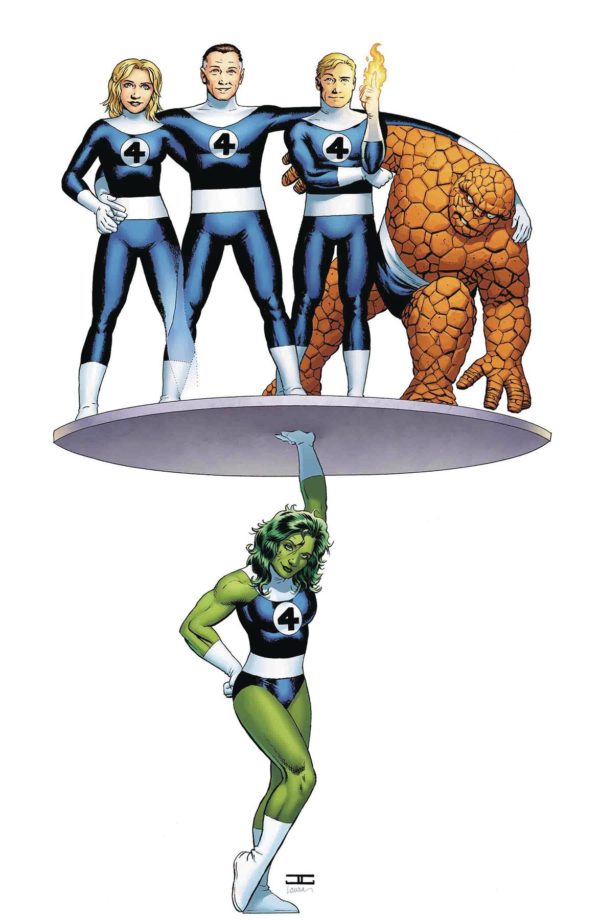 AVENGERS (2018 SERIES) #6: #6 John Cassaday Return of the Fantastic Four cover