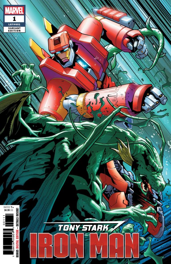 TONY STARK: IRON MAN #1: #1 Valerio Schiti 2nd Print