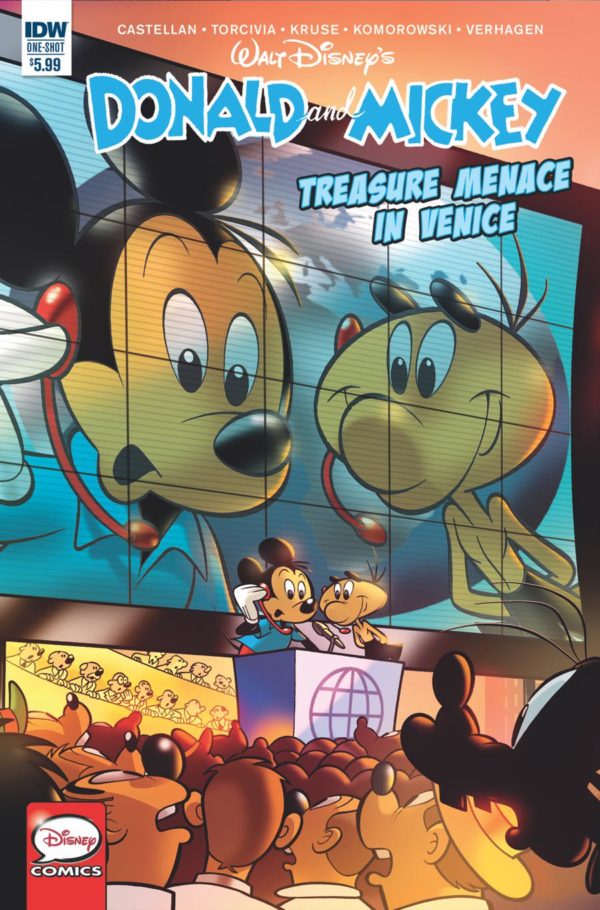 DONALD AND MICKEY #1: Treasure Menace in Venice (Andrew Castellan cover)