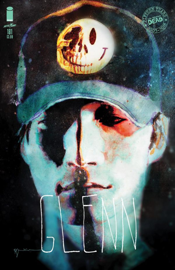 WALKING DEAD (2003-2019 SERIES: VARIANT COVER) #181: Bill Sienkiewicz Glenn cover