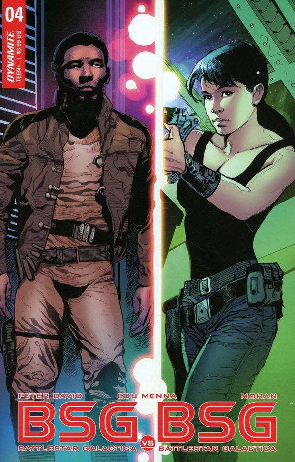 BATTLESTAR GALACTICA VS BATTLESTAR GALACTICA #4: #4 Roberto Castro Boomer Split cover