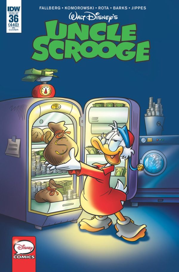 UNCLE SCROOGE (2015- SERIES: VARIANT EDITION) #36: #36 Andrea Freccero RI cover