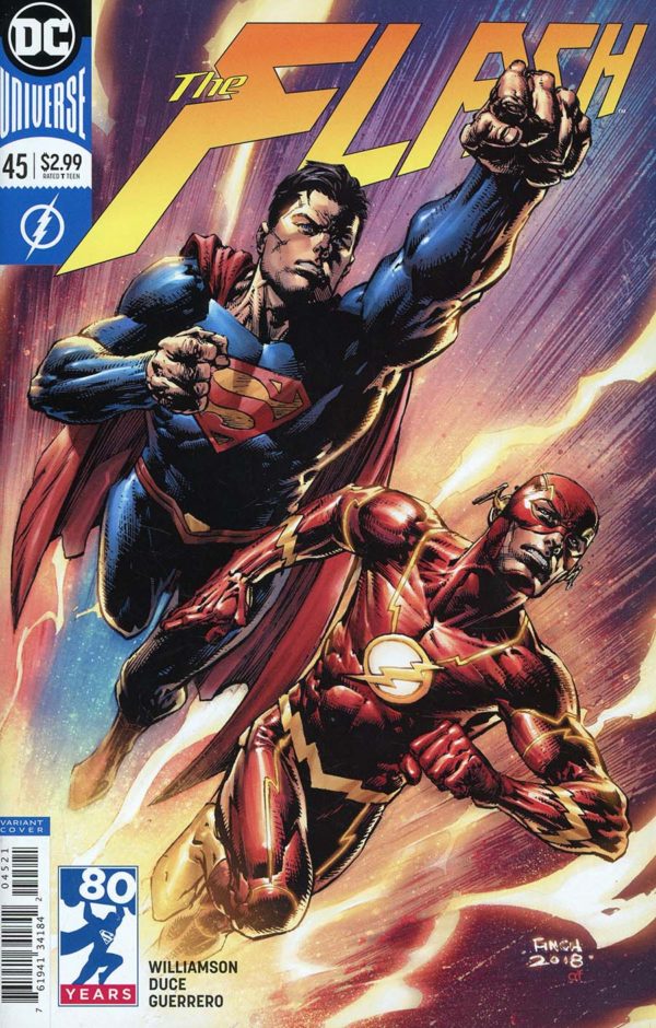 FLASH (2016-2020 SERIES: VARIANT EDITION) #45: David Finch cover