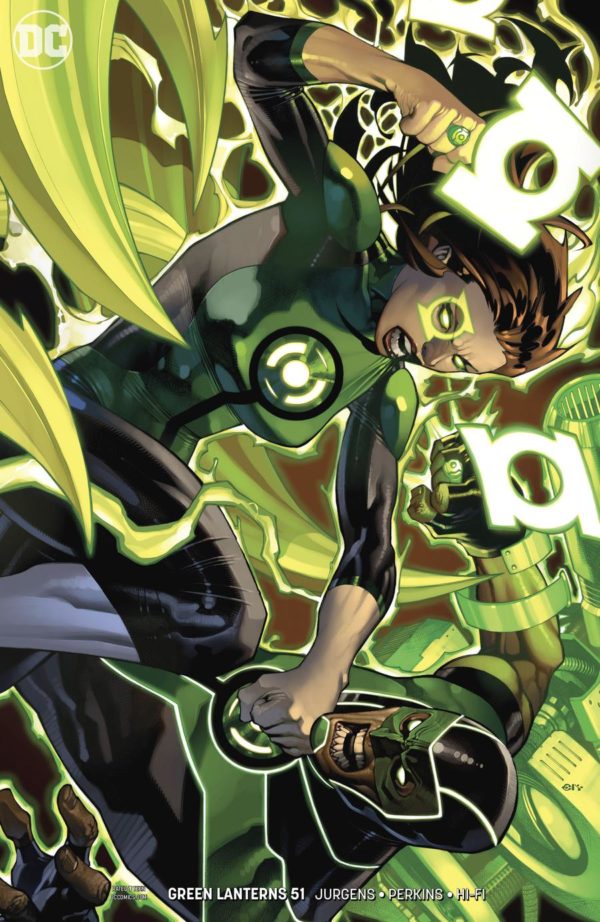 GREEN LANTERNS (VARIANT EDITION) #51: Chris Stevens cover