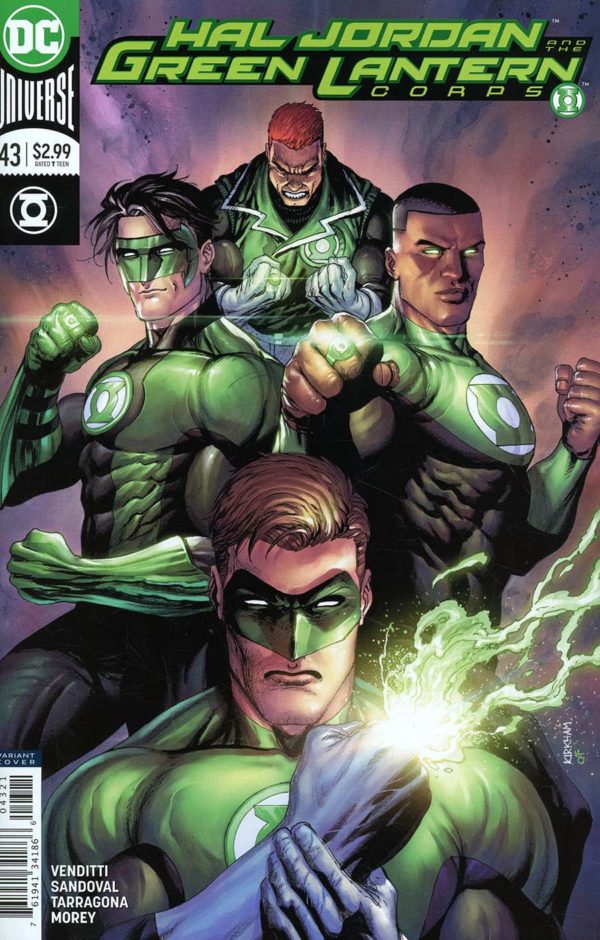 HAL JORDAN AND THE GREEN LANTERN CORPS (VARIANT ED #43: Tyler Kirkham cover