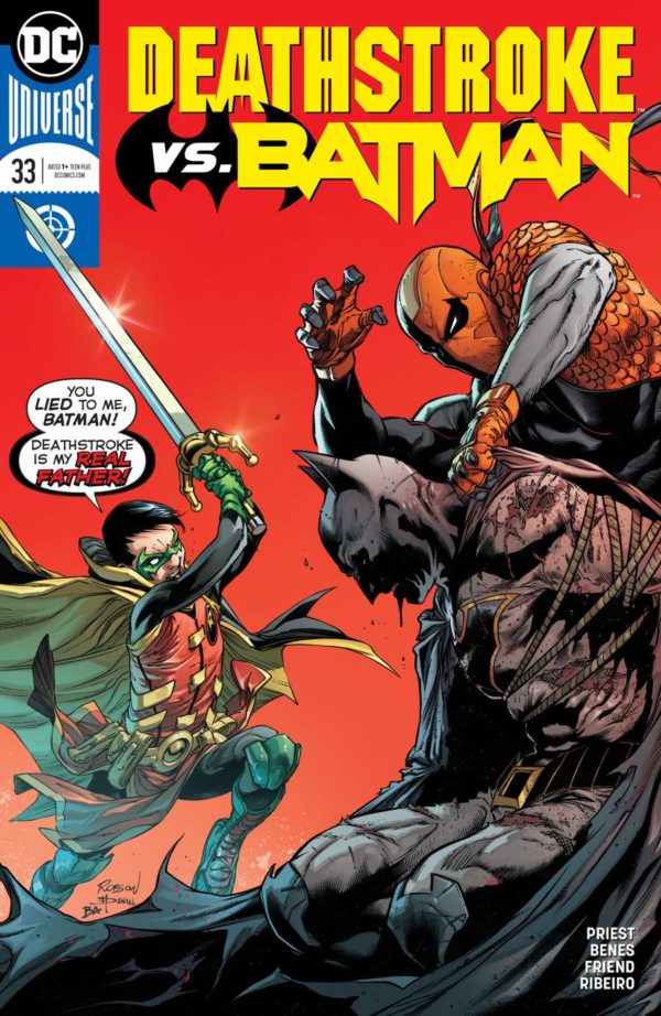 DEATHSTROKE (2016-2019 SERIES) #33: Batman VS Deathstroke Part Four