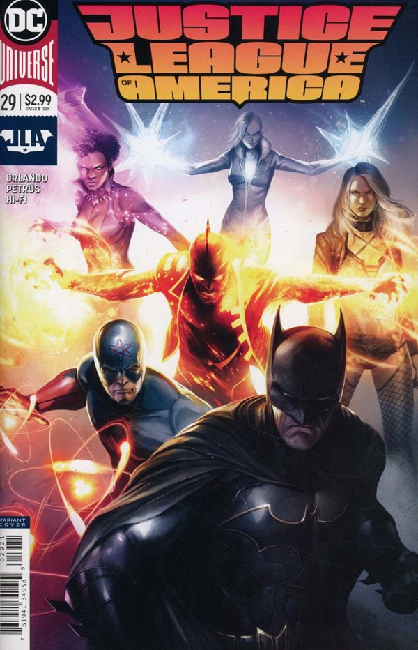 JUSTICE LEAGUE OF AMERICA (2017-2018 SERIES: VAR) #29: Francesco Mattina cover