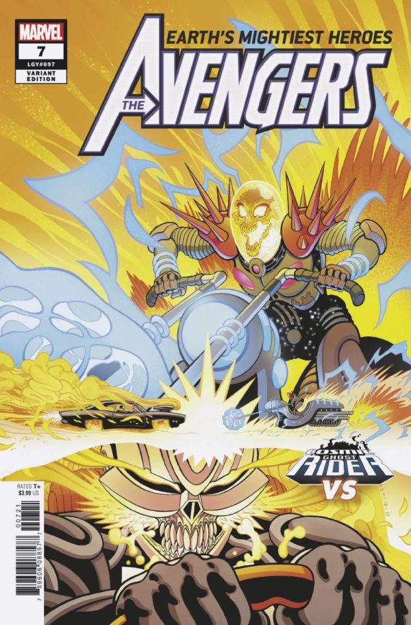 AVENGERS (2018 SERIES) #7: #7 Emanuela Lupacchino Cosmic Ghost Rider cover