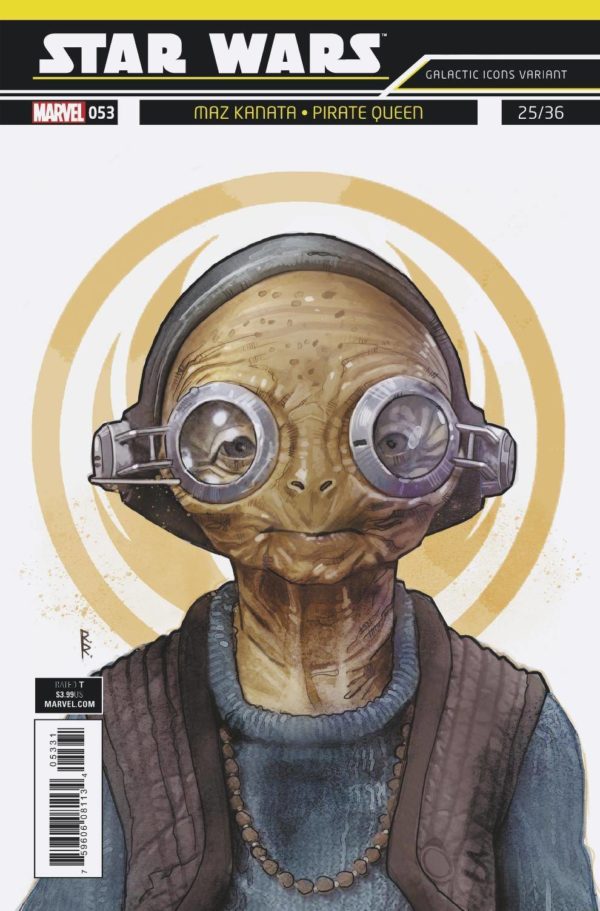 STAR WARS (2015-2019 SERIES: VARIANT EDITION) #53: Rod Reis Galactic Icon cover