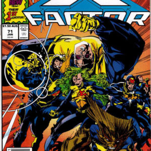X-FACTOR (1984: AUSTRALIAN PRICE VARIANT – APV) #71: 9.2 (NM)