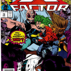 X-FACTOR (1984: AUSTRALIAN PRICE VARIANT – APV) #72: 9.2 (NM)