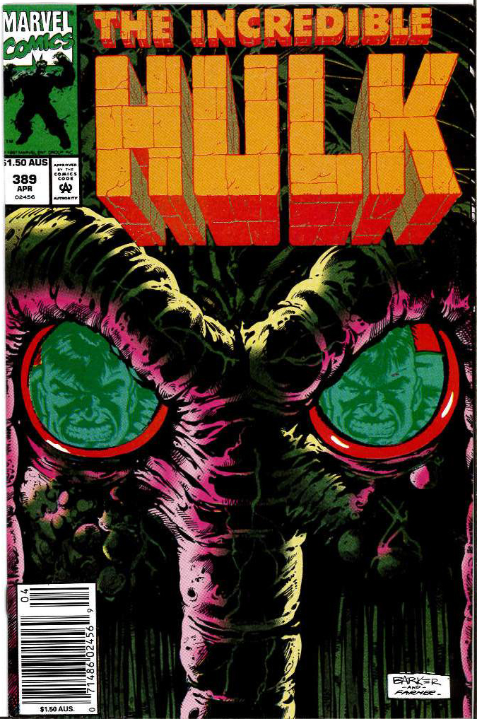 INCREDIBLE HULK (1968: AUSTRALIAN PRICE VARIANT) #389: 9.2 (NM. INCREDIBLE HULK (1968: AUSTRALIAN PRICE VARIANT) #389: 9.2 (NM.