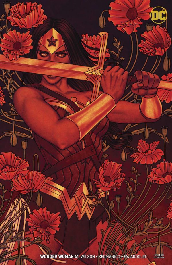 WONDER WOMAN (2016-2019 SERIES: VARIANT EDITION) #61: Jenny Frison cover