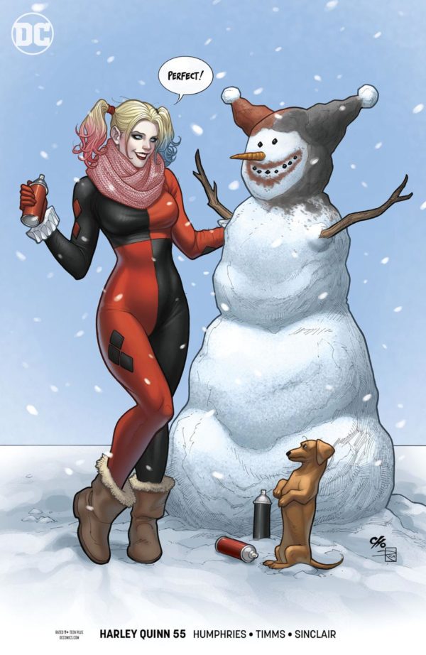 HARLEY QUINN (2016-2020 SERIES: VARIANT EDITION) #55: Frank Cho cover