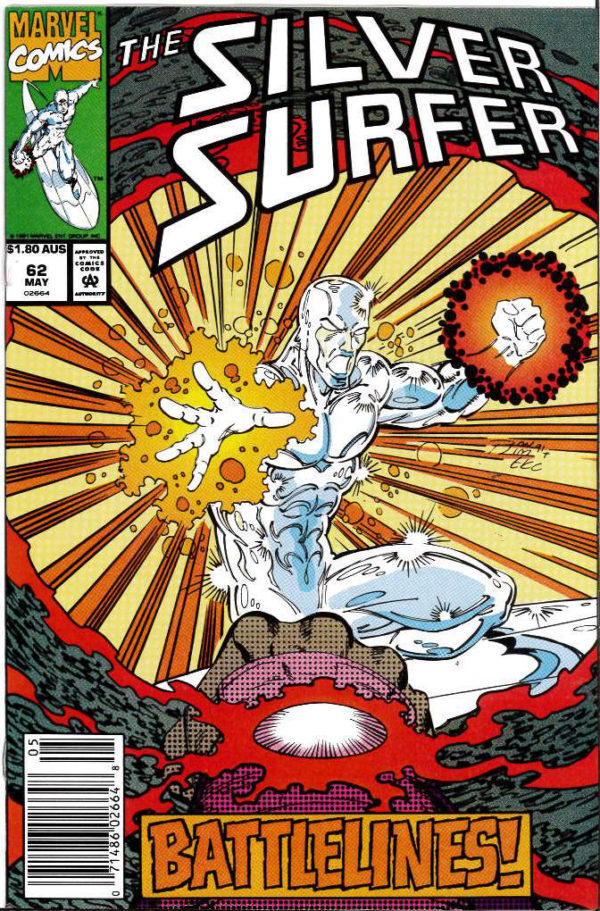 SILVER SURFER (1987: AUSTRALIAN PRICE VARIANT) #62: NM