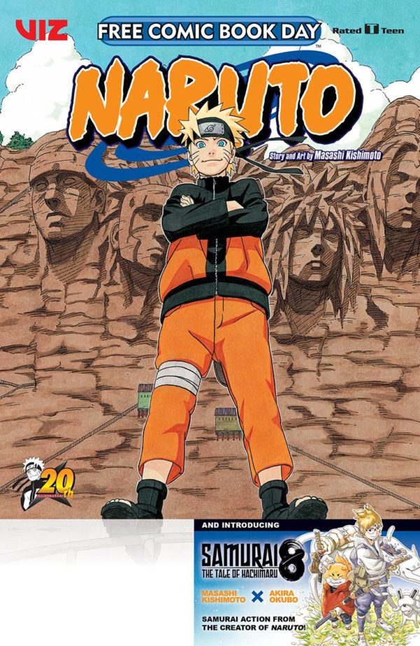 FCBD 2020 #46: VIZ MEDIA: Naruto/Samurai 8 Manga Sampler