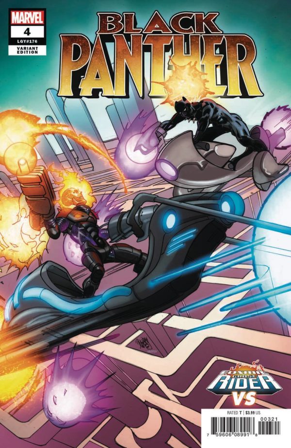 BLACK PANTHER (2018 SERIES) #4: #4 Pasqual Ferry Cosmic Ghost Rider cover