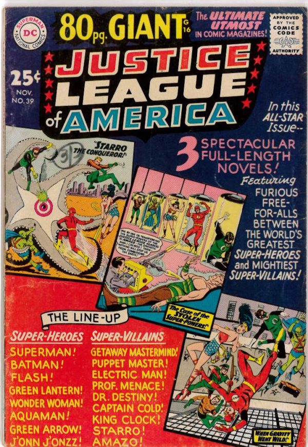 JUSTICE LEAGUE OF AMERICA (1960-1987 SERIES) #39: FN/VF (7.0)