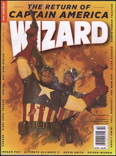 WIZARD: GUIDE TO COMICS #216: Captain America cover WIZARD: GUIDE TO COMICS #216: Captain America cover