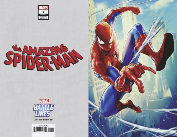 AMAZING SPIDER-MAN (2018-2022 SERIES) #7: #7 Sujin Jo Marvel Battle Lines cover