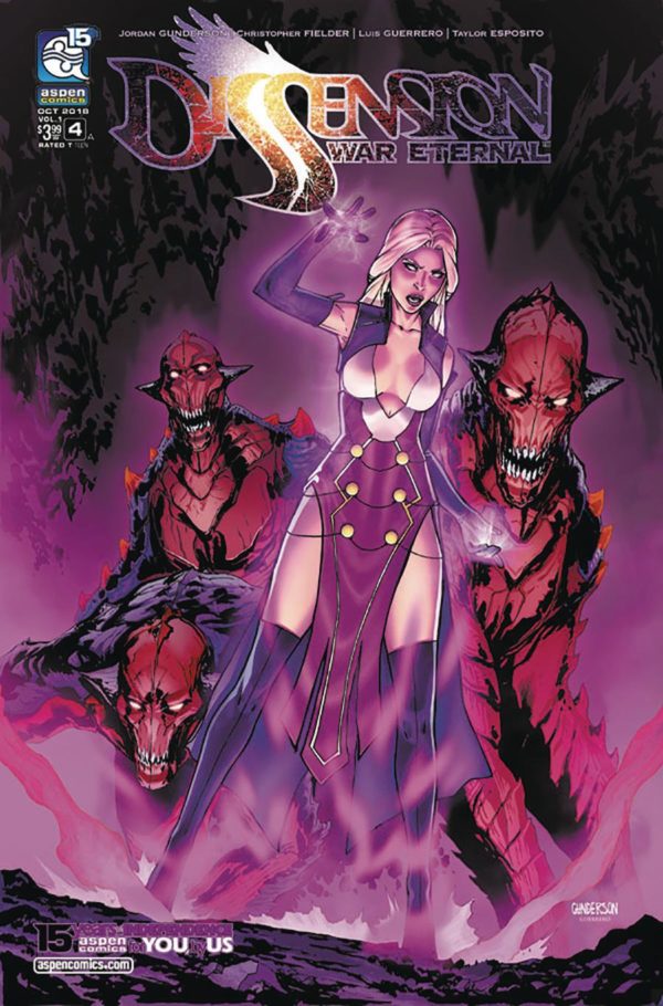 DISSENSION WAR ETERNAL #4: Jordan Gunderson cover