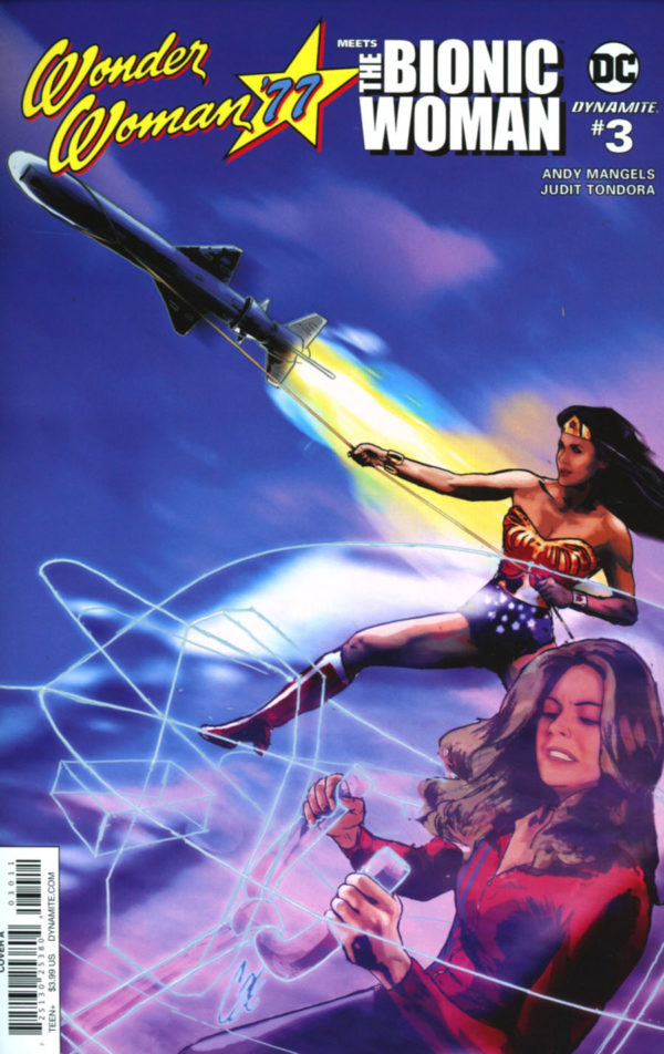 WONDER WOMAN 77 MEETS BIONIC WOMAN #3: Cat Staggs cover