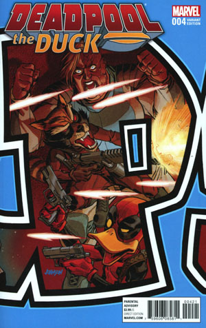 DEADPOOL THE DUCK #401: #4 Dave Johnson connecting cover D DEADPOOL THE DUCK #401: #4 Dave Johnson connecting cover D