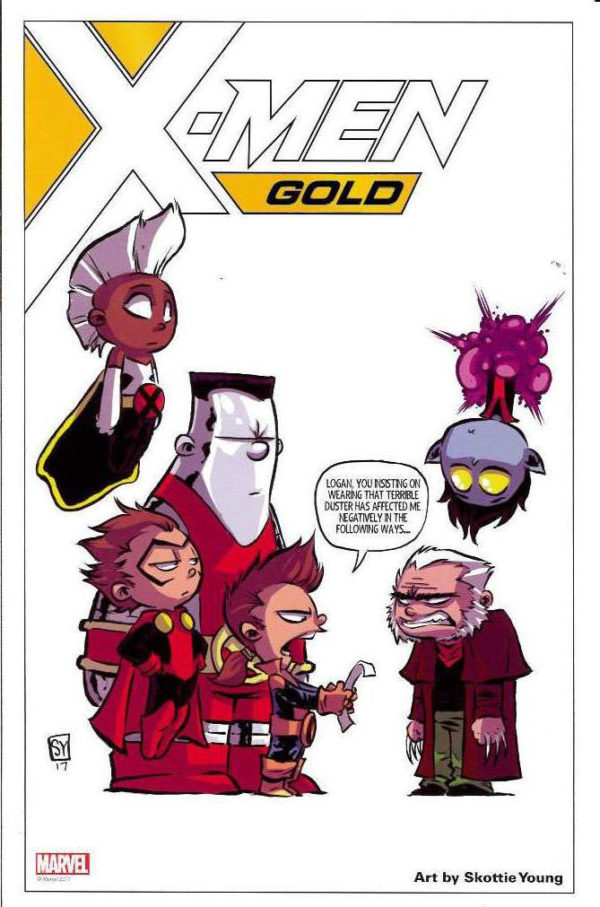 MARVEL PROMOTIONAL LITHOS #20: X-Men Gold #1 by Skottie Young