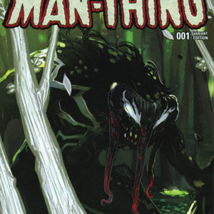 MAN-THING (2017 SERIES) #105: #1 Stephanie Hans Venomized cover