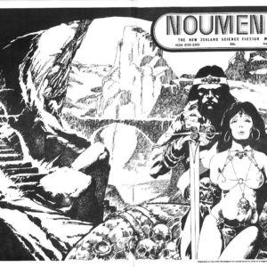 NOUMENON (NZ SCI-FI MAGAZINE: 1976-1977) #10: Colin Wilson cover