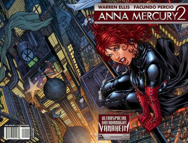 ANNA MERCURY #202: Volume 2 #2 wraparound cover ANNA MERCURY #202: Volume 2 #2 wraparound cover