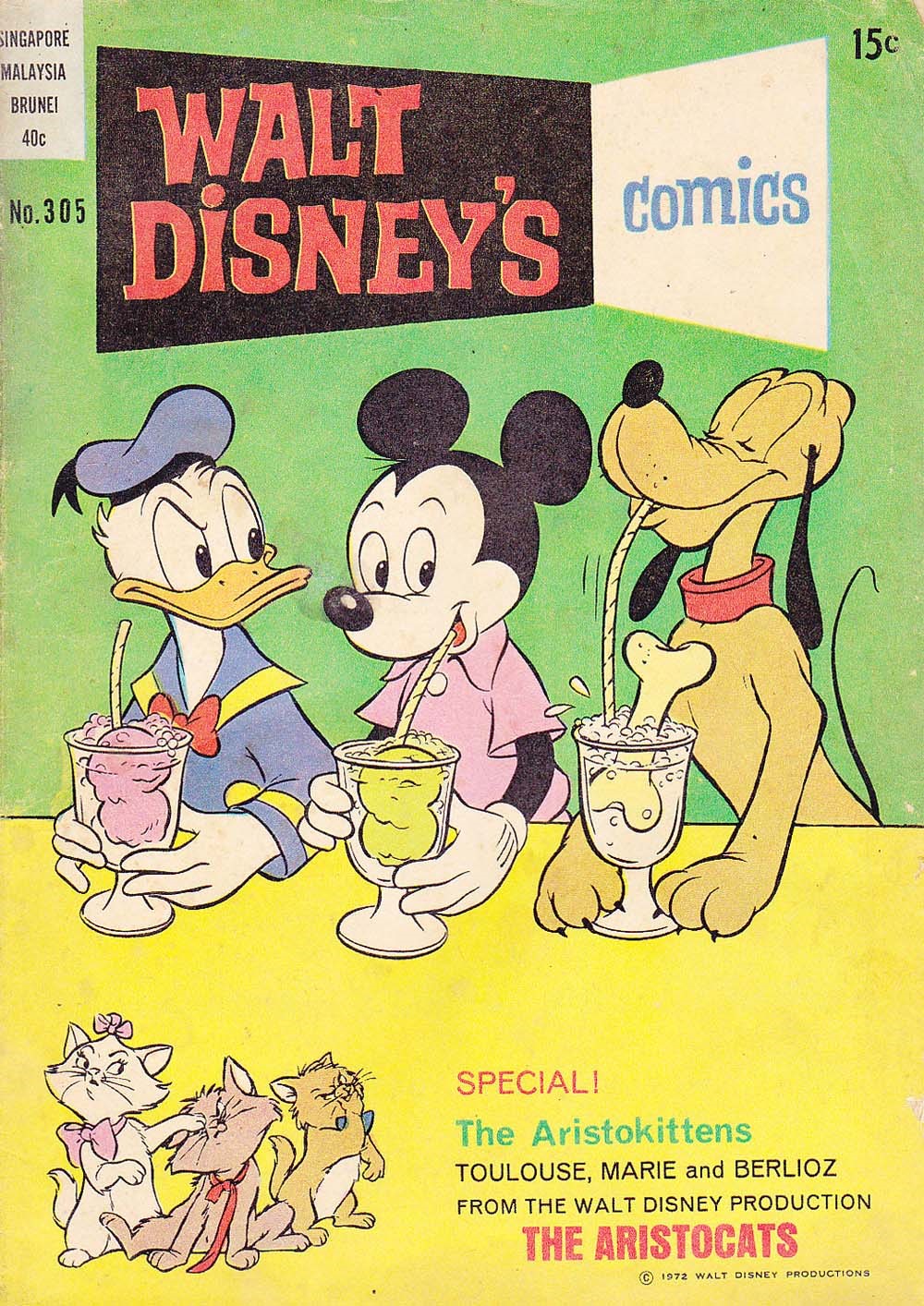 WALT DISNEY’S COMICS (1946-1978 SERIES) #305: Carl Barks A Whale of a Story, Fast Away Castaway VG/FN V26 WALT DISNEY’S COMICS (1946-1978 SERIES) #305: Carl Barks A Whale of a Story, Fast Away Castaway VG/FN V26