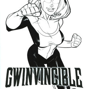 INVINCIBLE (VARIANT COVER) #135: Ryan Ottley Diamond Retailer Summit B&W April Fools cover